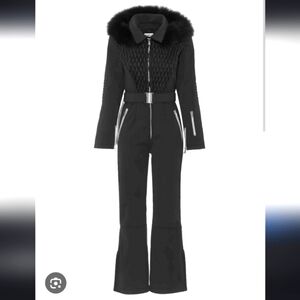 My Sunday Ski Luxe Cortina Ski Suit in Black MySundaySki